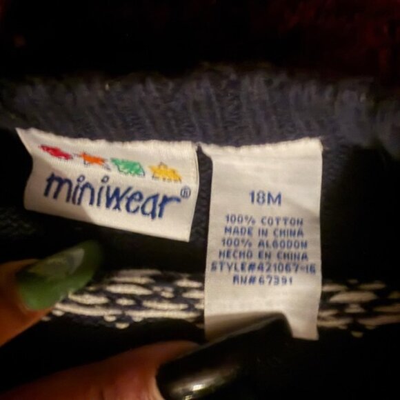 Vintage Miniwear Knitted Baby Sweater - Picture 6 of 7